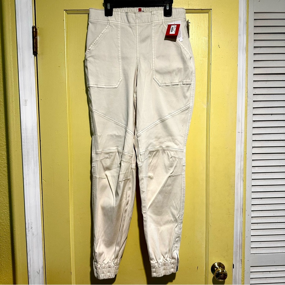 SPANX Beige Cargo Joggers
